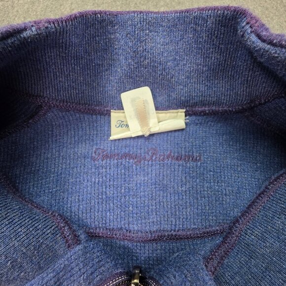 Tommy Bahama Mens 1/4 Zip Reversible Sweatshirt Size XXL, 2XL Tencel - Picture 7 of 12